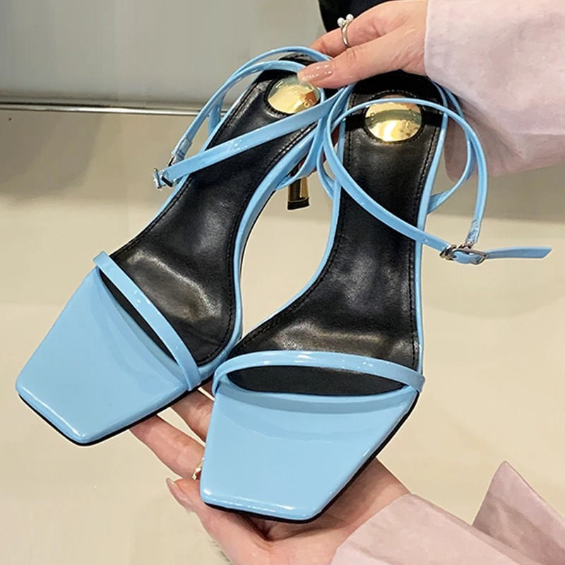 Luxury Metal Thin High Heels W - Street Fashion Luxury reseña y precio