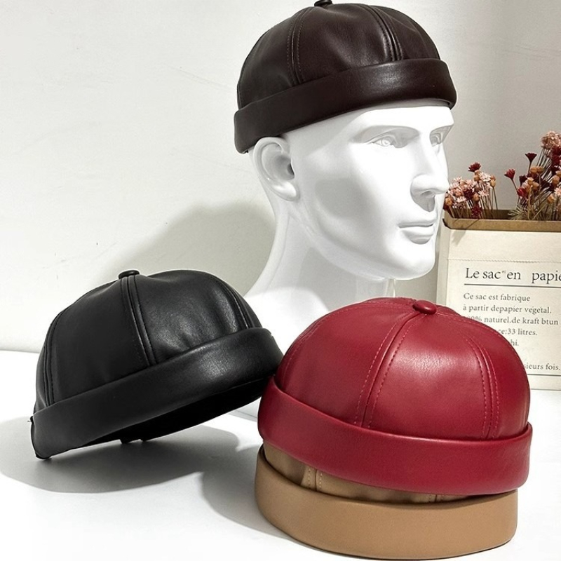 PU Leather Driver Hat Retro Ro - Street Fashion In Japanese reseña y precio